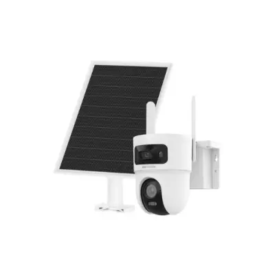 HIKVISION DS-2CFSP8-D/4G Cámara Doble Lente 4g de 4MP+4MP IR 30 m C/panel Solar 8W y Bateria 9000mah