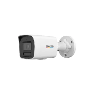 HIKVISION DS-2CD1047G3-LIUF/SRB ColorVu 3.0 Tubo IP 4MP 2.8 mm con Ranura Sd, Altavoz y Luz Estrob Roja y Azul