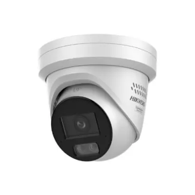 HIKVISION DS-2CD2387G3-LIS2UY/SRB Colorvu3.0 Turret IP 8MP 2.8 mm Smart Hybrid Light IR Audio y Luz Estroboscópica