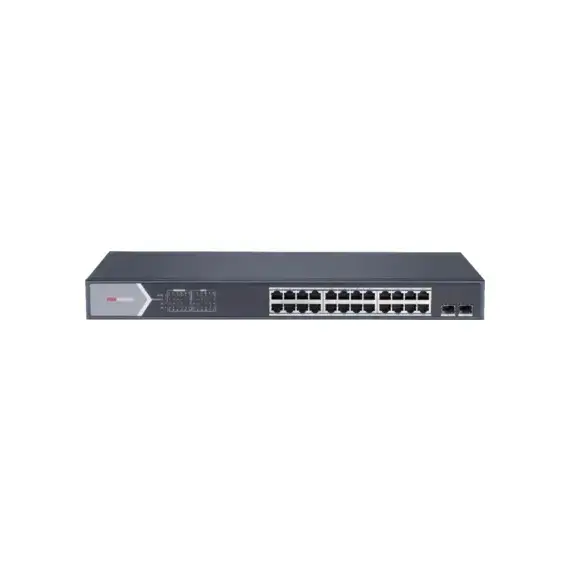 HIKVISION DS-3E1526P-SI Conmutador PoE inteligente Gigabit 24 puertos
