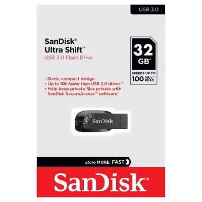  SANDISK SDCZ410-032G-G46 memoria USB 3.0 Ultra Shift 32GB 100MB/s 