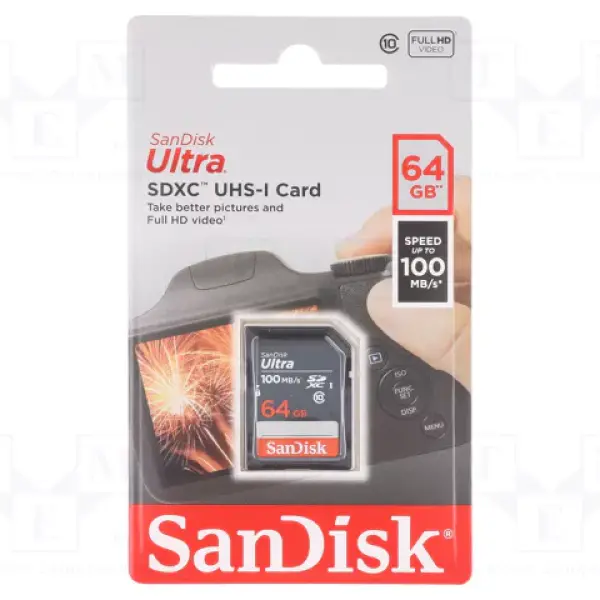  SANDISK SDSDUNR-064G-GN3IN tarjeta Ultra SD 64GB UHS-I 90MB/s clase 10 