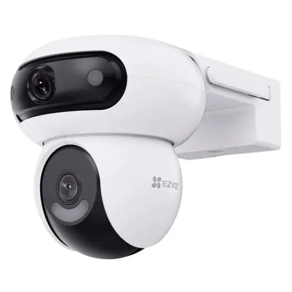 EZVIZ CS-H90 Cámara WiFi PT 360° 4MP 2K+ 2K+ dual lentes 2 motores rotación dual audio 2 vías sirena luz