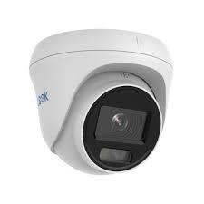 HILOOK IPC-T229H-A-LU Cámara IP Torreta ColorVu 2MP 1080P 24/7 Color Lente 2.8mm Luz Blanca 30m Audio PoE IP67