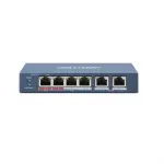  HIKVISION DS-3E1106HP-EI switch PoE inteligente Fast Ethernet 4 puertos 10/100 65W 
