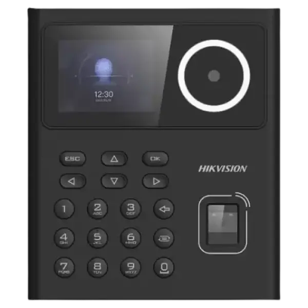  HIKVISION DS-K1T320EFX Terminal de acceso frontal serie Value pantalla LCD 2.4" cámara 2MP reconocimiento facial 