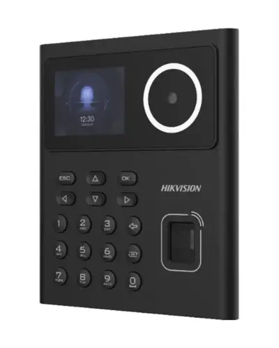 HIKVISION DS-K1T320MFWX Terminal de acceso frontal serie Value reconocimiento facial con huella, tarjeta y PIN 