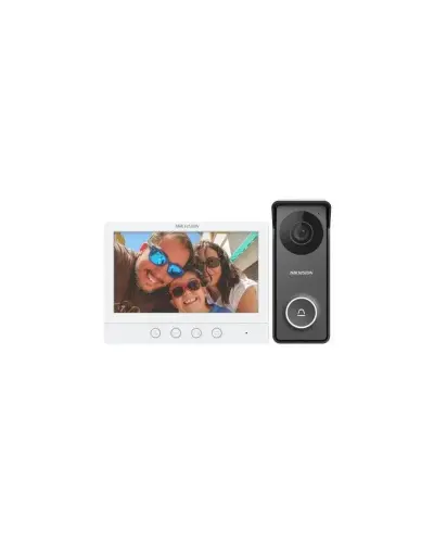  HIKVISION DS-KIS213 Kit videoportero intercomunicador IP 2MP para 2 pisos 