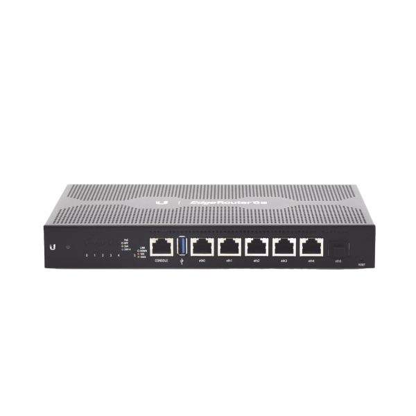  UBIQUITI ER-4 EdgeRouter 4 3 puertos RJ45 Gigabit 1 puerto SFP CPU quad-core 1GHz 1GB RAM 