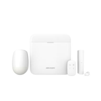  HIKVISION DS-PWA64-KIT-WB Kit Alarma AX PRO 64 Zonas WiFi/Ethernet Incluye Panel Hub PIR Magnético Control Remoto 433MHz 