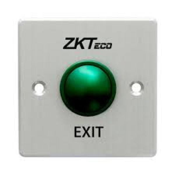  ZKTECO EB104-G botón salida hongo contacto NO/COM verde 86x86mm 