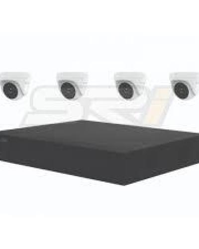  HILOOK HiKit/TK-4142TH-MH Kit 4 cámaras domo 2MP TurboHD + DVR 4 canales + accesorios 