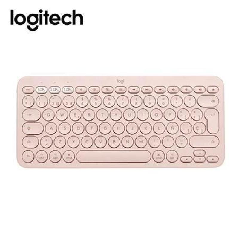  LOGITECH K380 teclado multi‑device Bluetooth español rose 