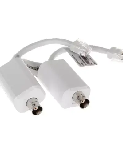  DAHUA LR1002 Convertidor EOC Pasivo para Tecnología ePoE RJ45 10/100Mbps + BNC 400m@100Mbps 1000m@10Mbps Pack 2 Unidades 