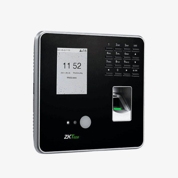  ZKTECO MB20-VL control asistencia y acceso biométrico rostro huella tarjeta RJ45 