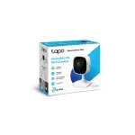  TP-LINK Tapo C100 Cámara seguridad WiFi interior 1080p Full HD 2MP visión nocturna IR 30ft audio bidireccional detección movimiento 