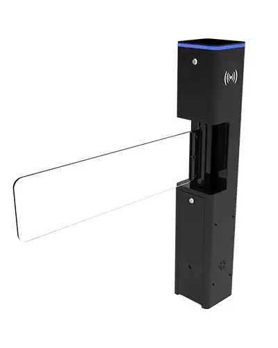  ZKTECO SBT2000S Barrera peatonal vidrio templado SUS304 550mm paso 30-40 personas/minuto detector anti-trampa 