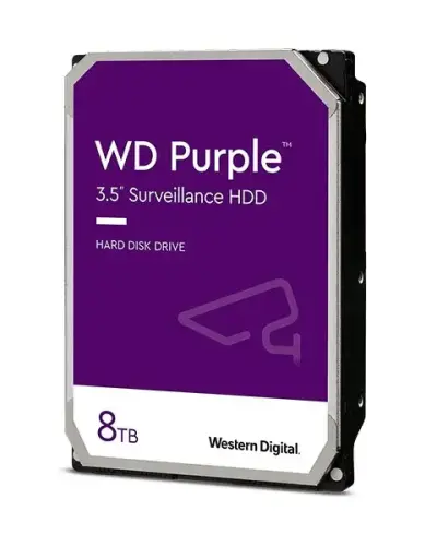  WESTERN DIGITAL SE-HDD8TB disco duro Purple 8TB 3.5\" SATA 256MB 7200rpm 24/7 grabación 
