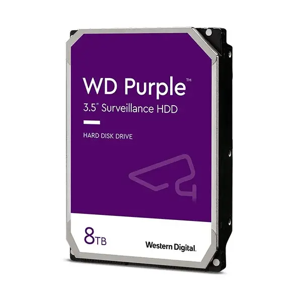 WESTERN DIGITAL SE-HDD8TB disco duro Purple 8TB 3.5\" SATA 256MB 7200rpm 24/7 grabación