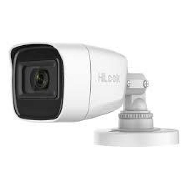 HILOOK THC-B120-PS Cámara bala analógica 2MP 1080P lente 2.8mm con audio micrófono IR 20m TVI/AHD/CVI/CVBS