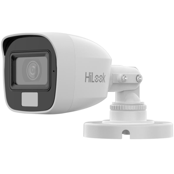  HILOOK THC-B157-LPS Mini Bala 3K 5MP Audio y Luz Dual Lente 2.8mm Luz Blanca + IR 