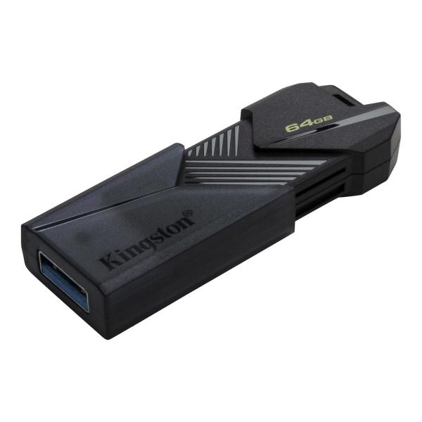  KINGSTON DataTraveler Exodia Onyx 64GB Memoria flash USB 3.2 Gen 1 100MB/s lectura negro mate capuchón 