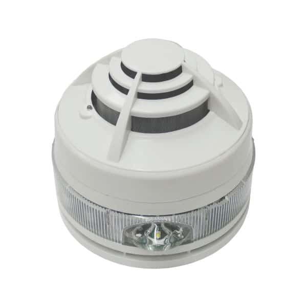  COLOTRON CO-A30XZSLDR Zócalo con sirena y alarma visual direccionable 12VDC 3W rojo 95dB 
