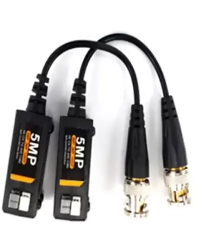  ZKTECO CF500 Balun Video 4 en 1 hasta 5MP Transceptor Pasivo 