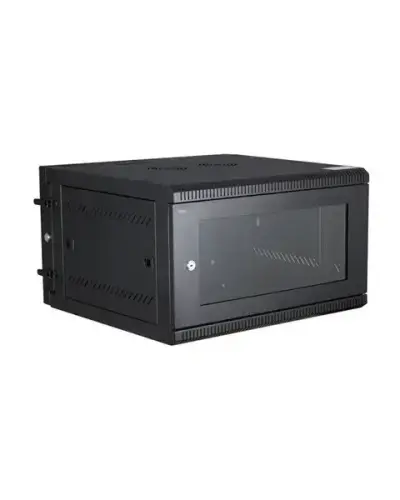  ZKTECO ZK-R6U-5406A gabinete pared 6RU puerta vidrio 