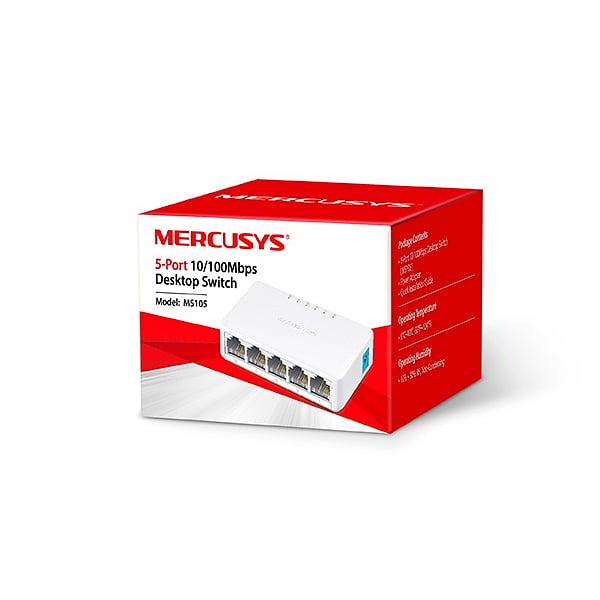  MERCUSYS MS105 Switch de escritorio 5 puertos 10/100Mbps 